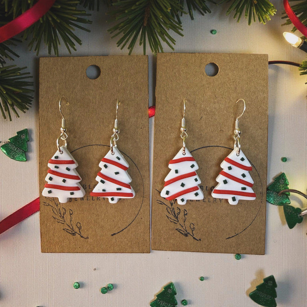 Christmas tree cake dangles