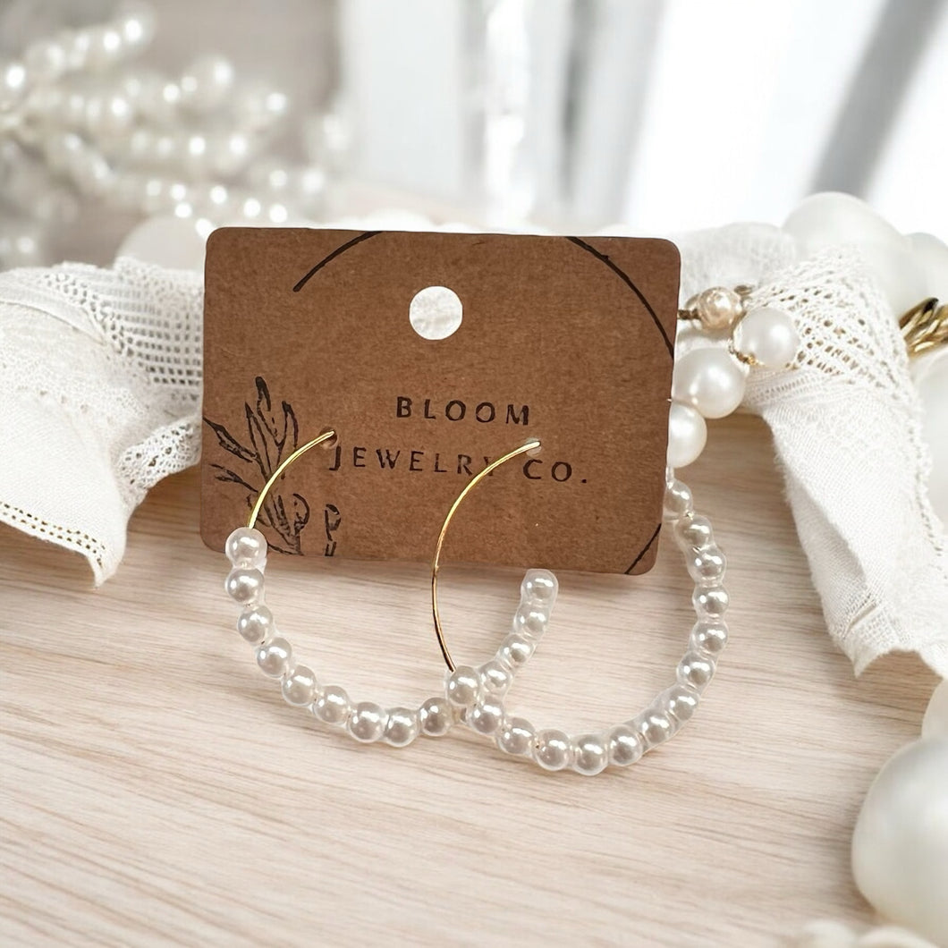 Pearl hoops