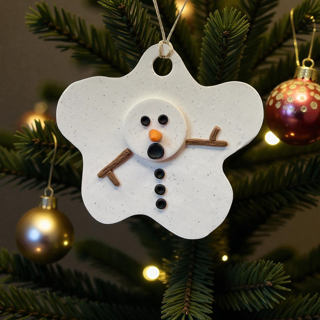 Melted Snowman ornament