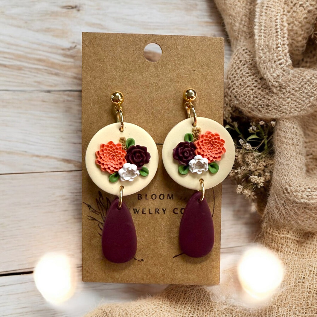 Fall Floral Dangle