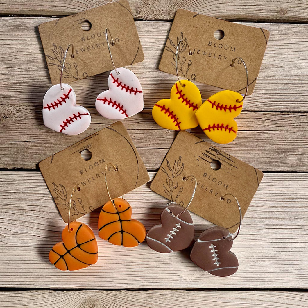Sports Ball Hearts