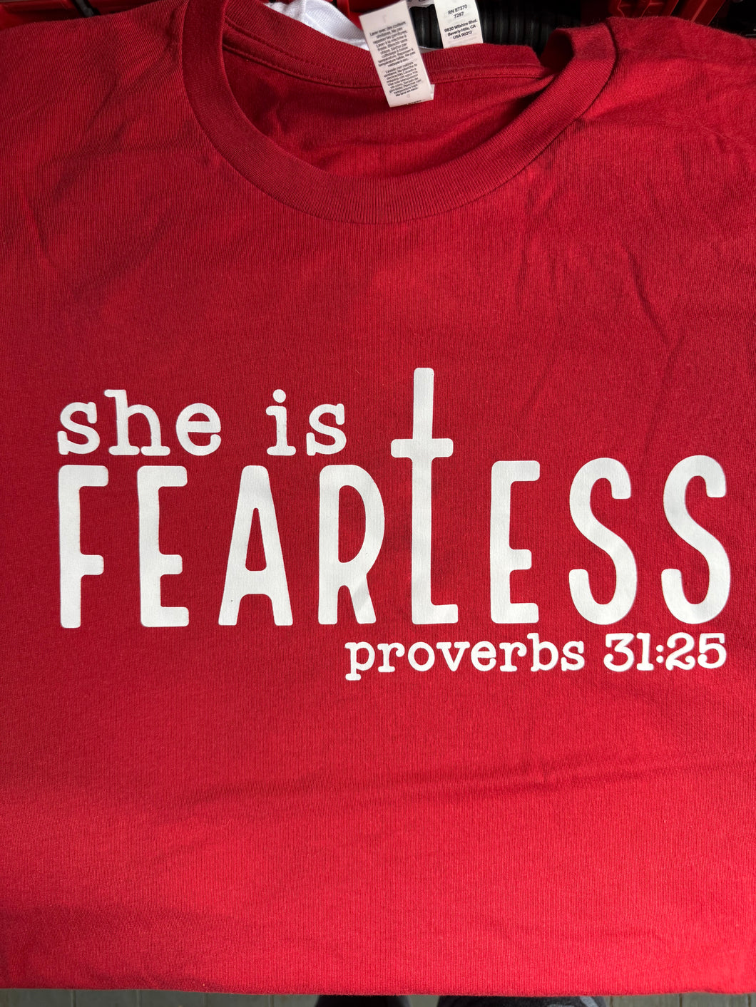 Proverbs 31:25-RTS- 1 L, 1 XL available