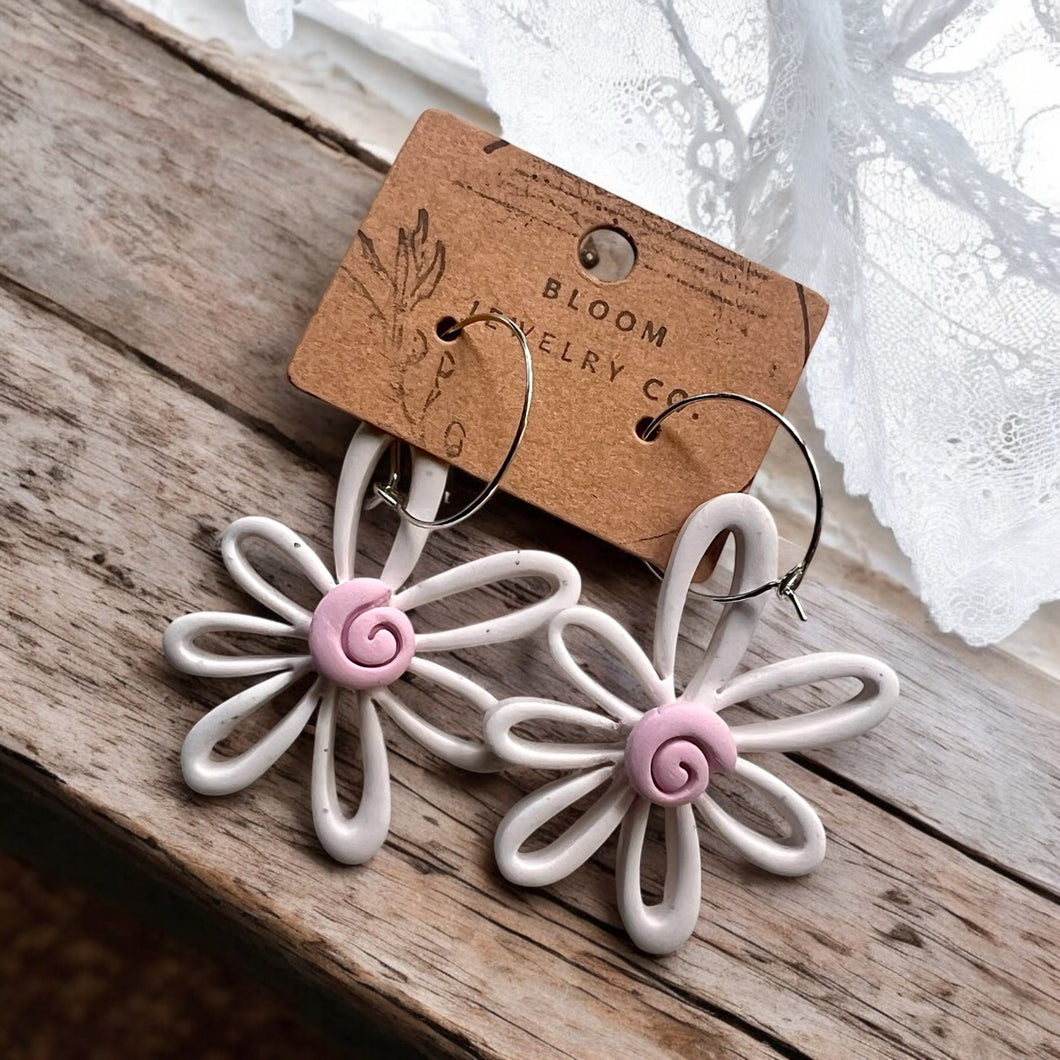 Groovy Daisy Hoops
